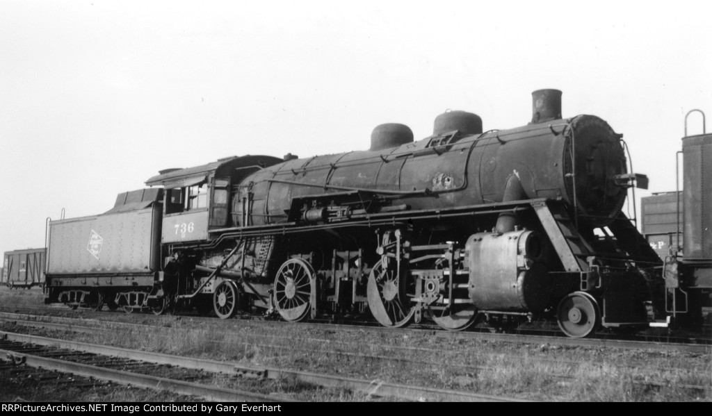 MILW 2-8-2 #736 - Milwaukee Road